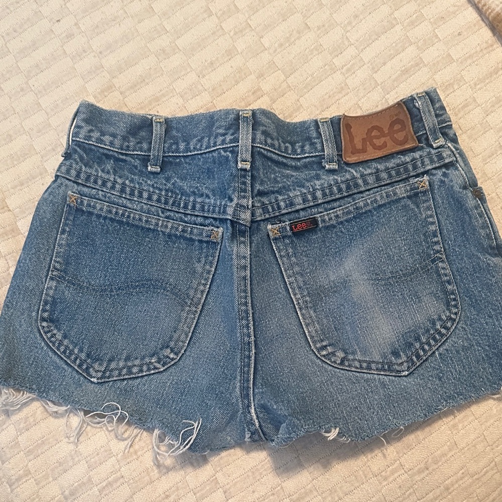 Lee Vintage Blue Denim Shorts